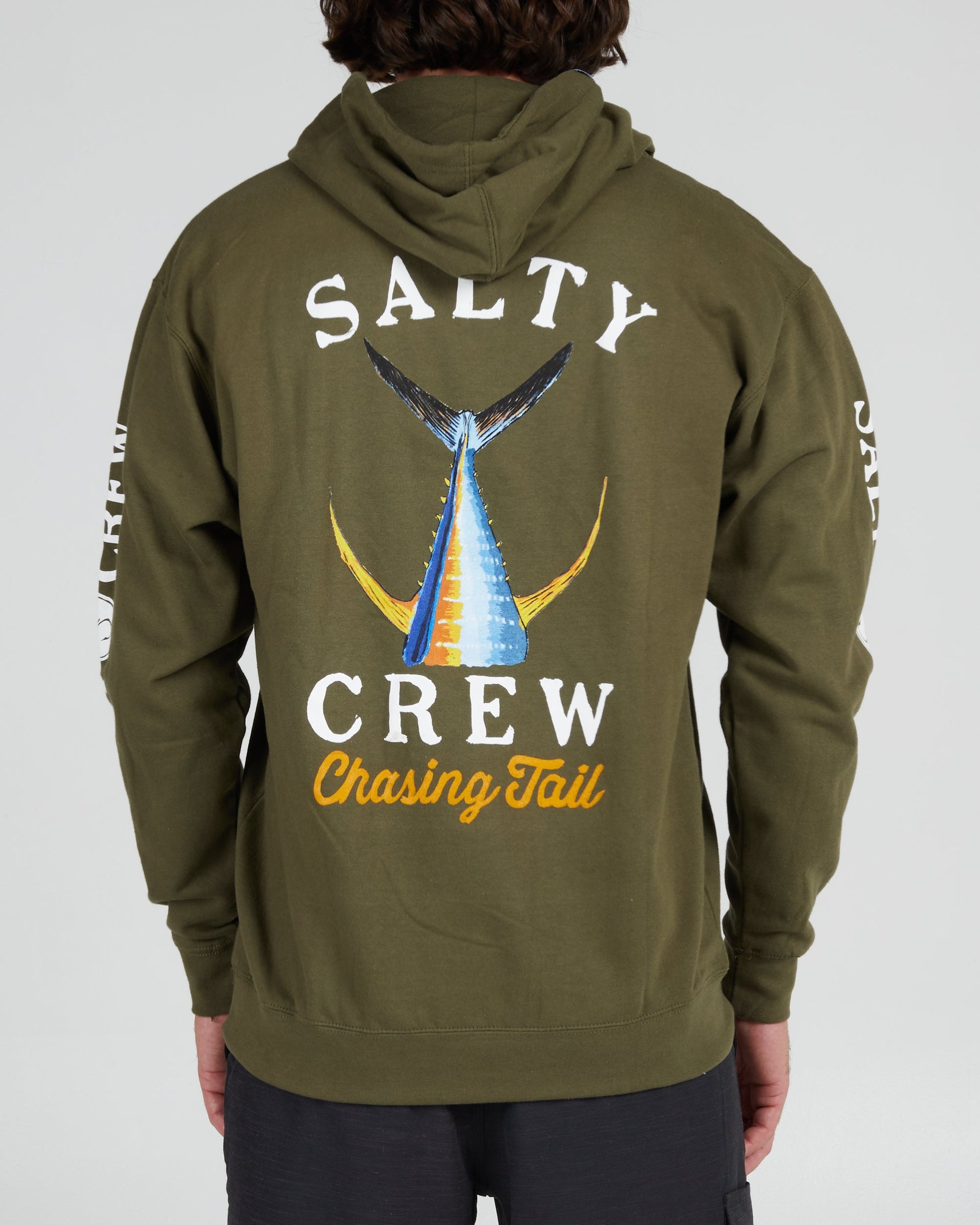 Salty Crew Tailed Hood Fleece - Army