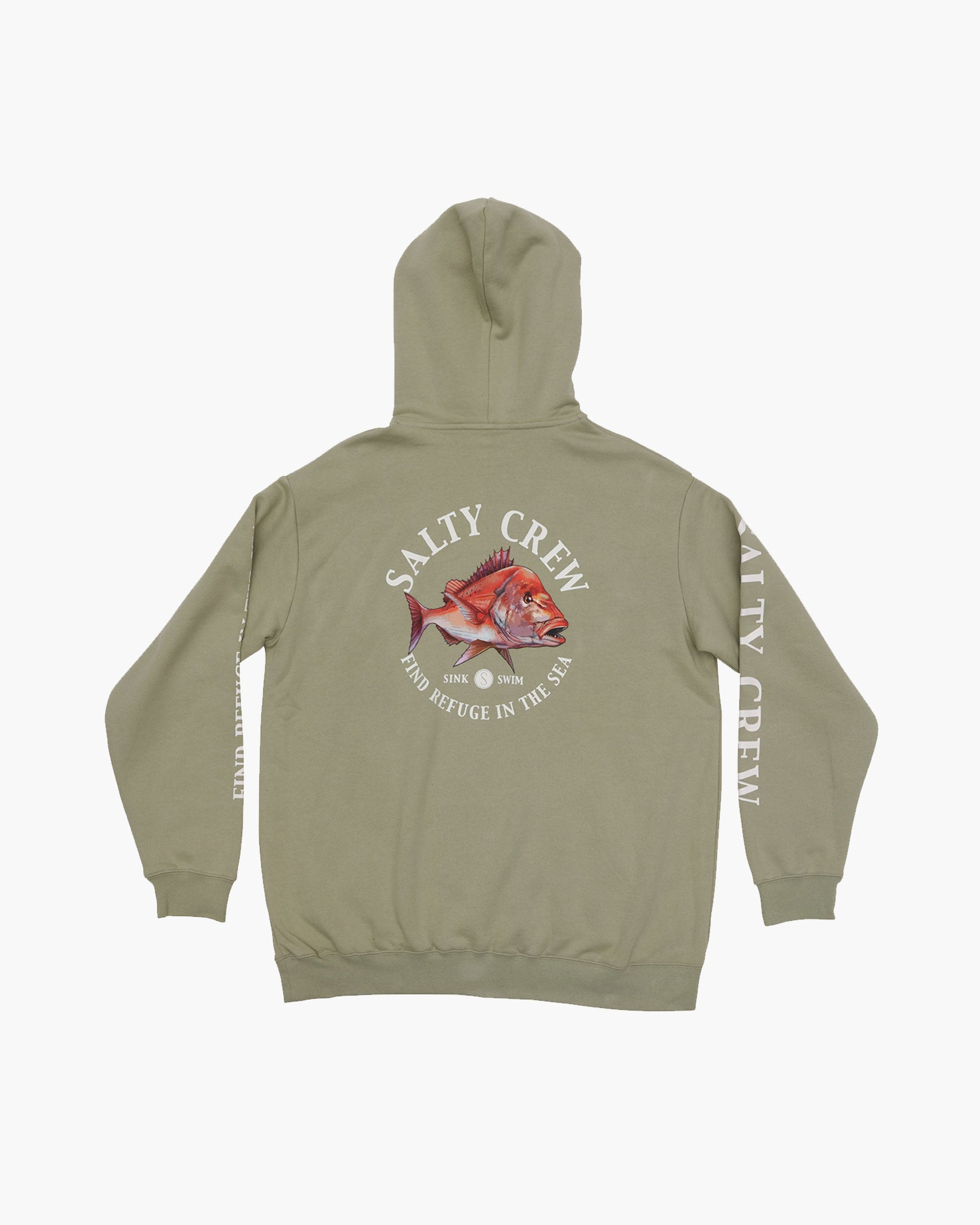 Salty Crew Snap Attack Hood - Safari