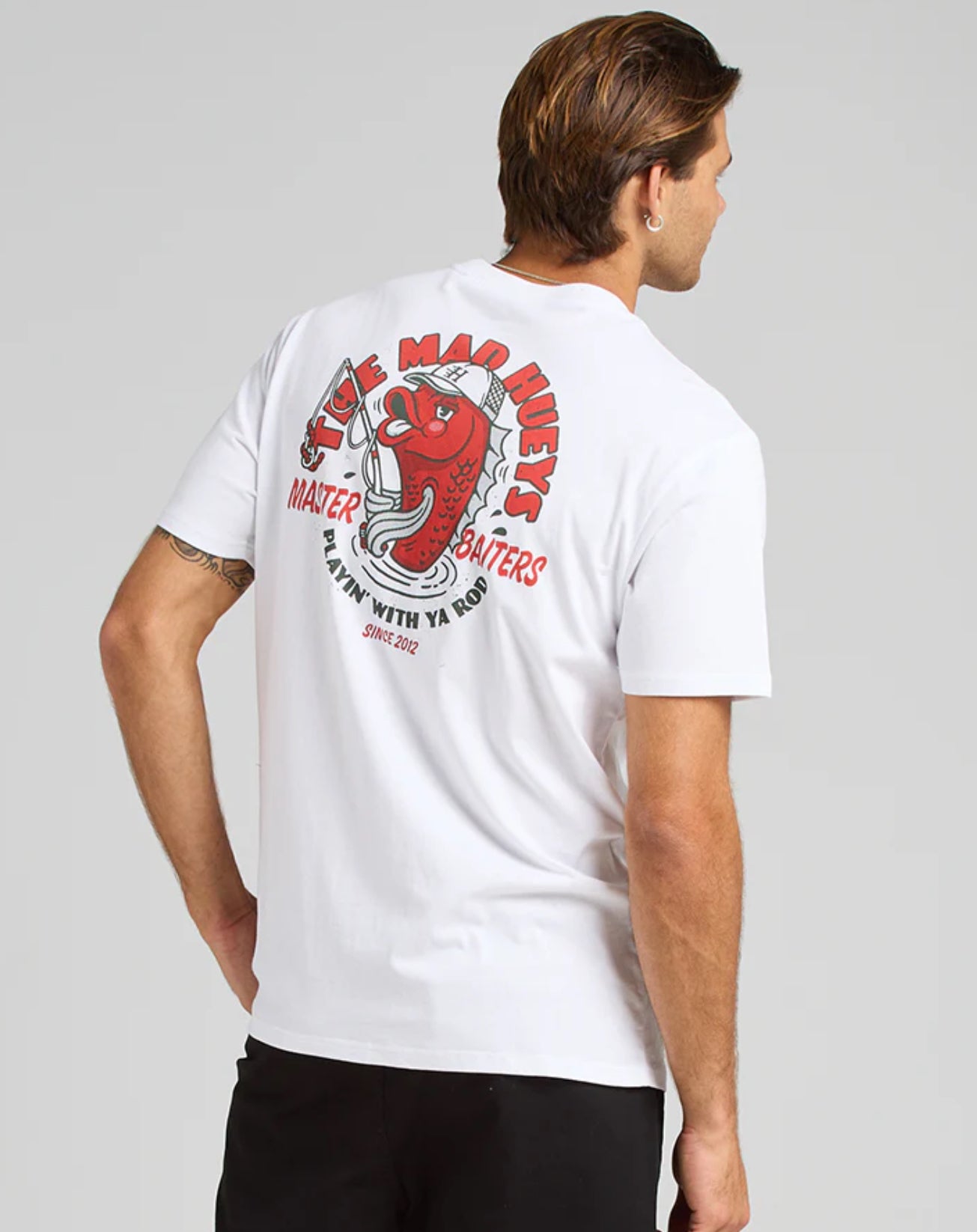 Mad Huey’s Master Baiters Tee - White