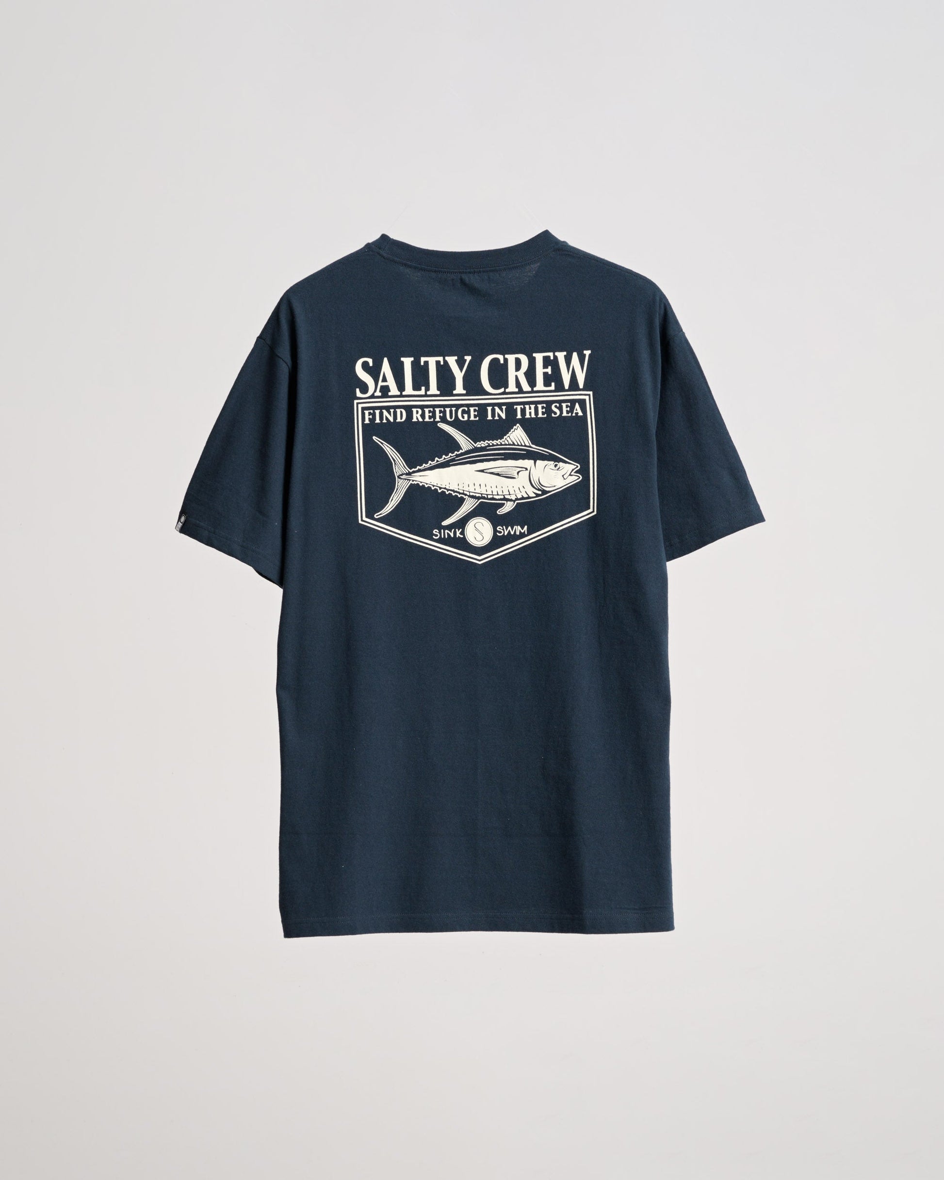Salty Crew Angler Standard Tee - Navy