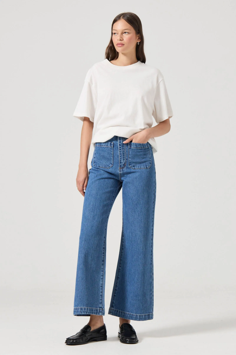 Rolla’s Sailor Long Jeans - Ashley Blue