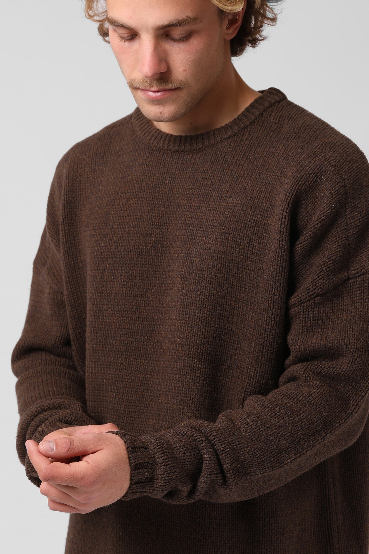 RPM Irish Sailor Knit - Brown