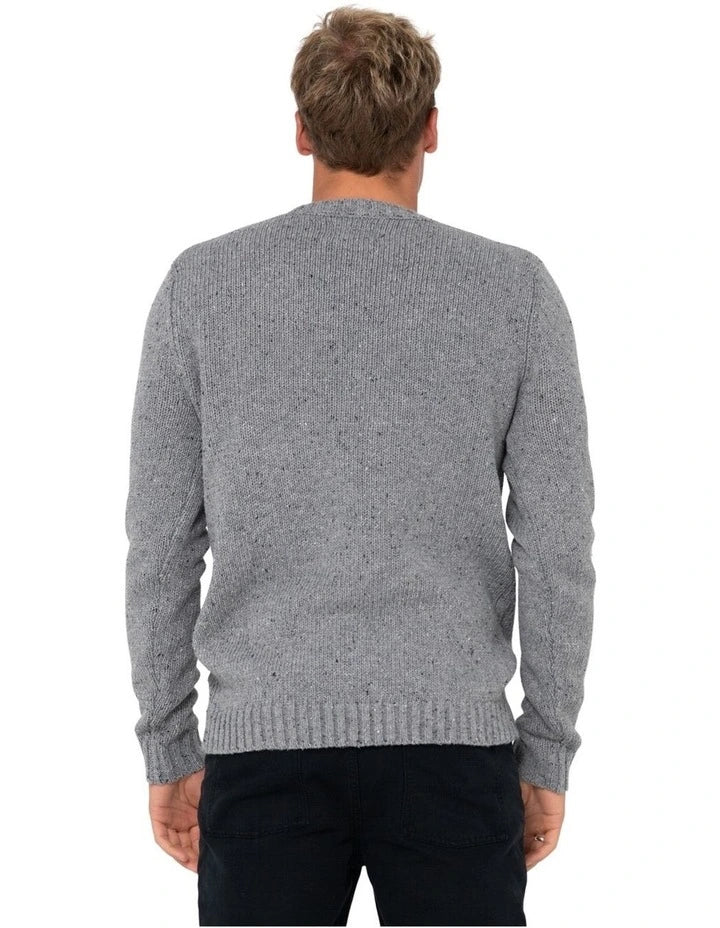 Rusty Magnuson  Crew Neck Jersey - Oyster Grey