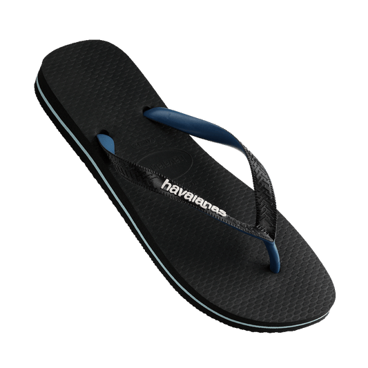 Kids Havaianas - White/Blue/Black