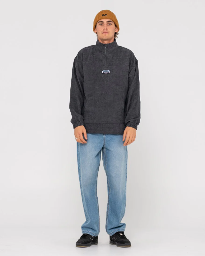 Rusty Houston Cord Pullover - Coal