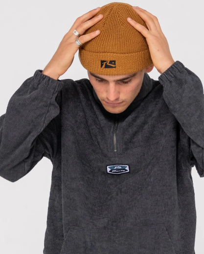 Rusty Houston Cord Pullover - Coal