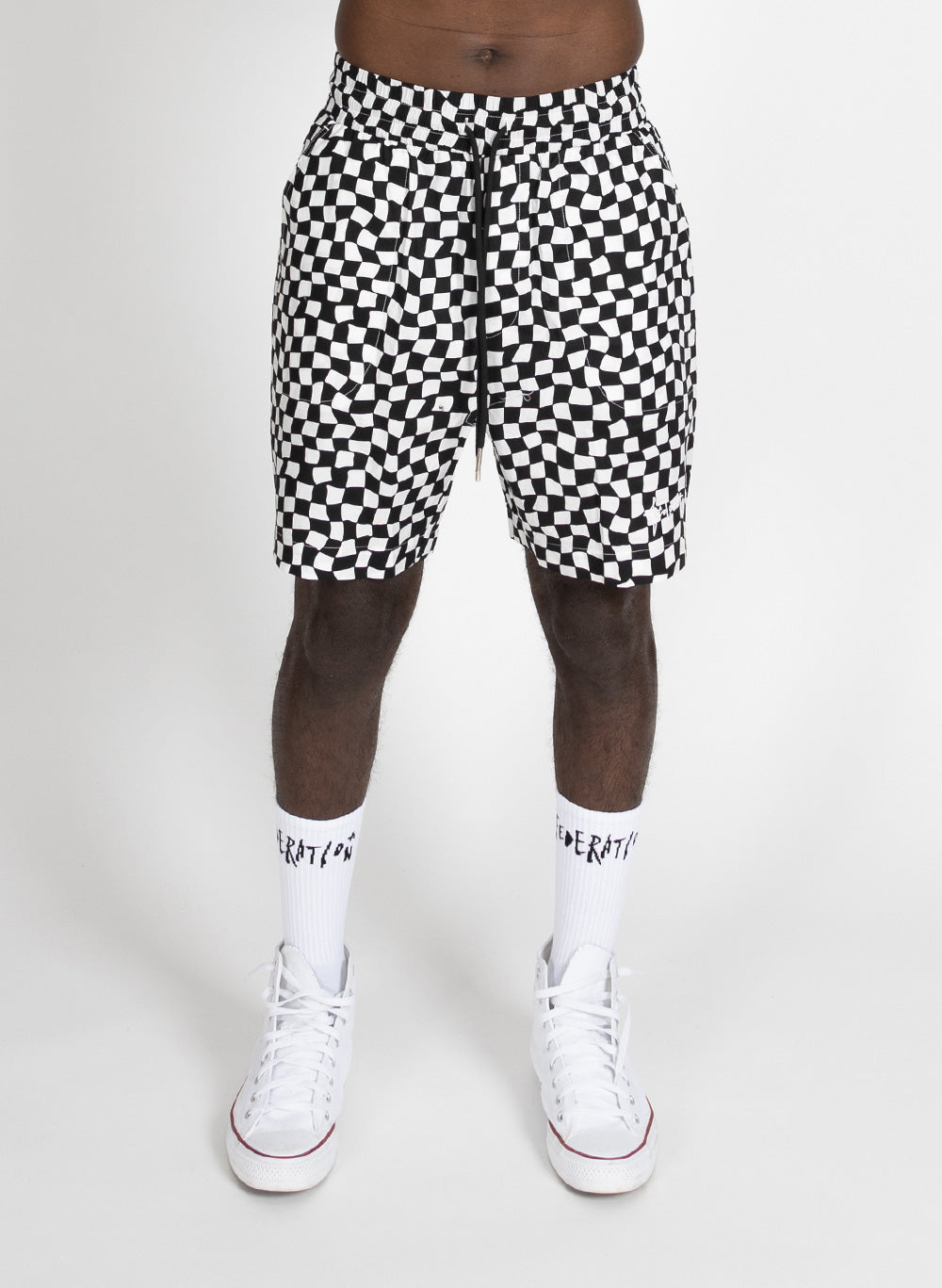 Federation Ziggy Shorts - Black and White