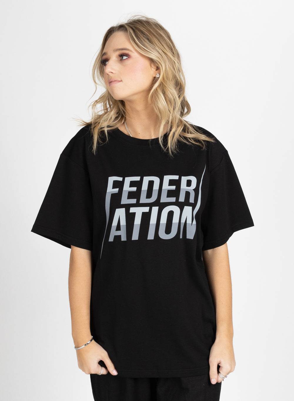 Federation On Point Big Tee - Black