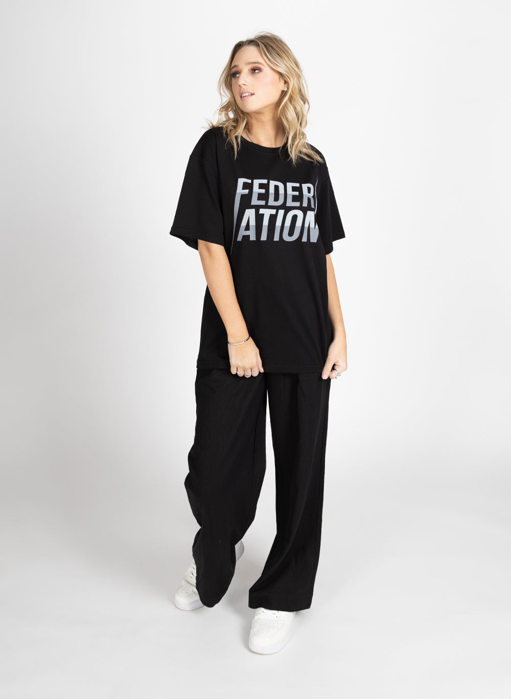 Federation On Point Big Tee - Black