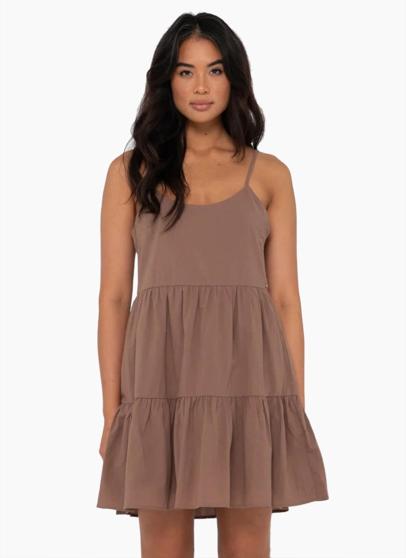 Rusty Heather Slip Dress - Cappuccino