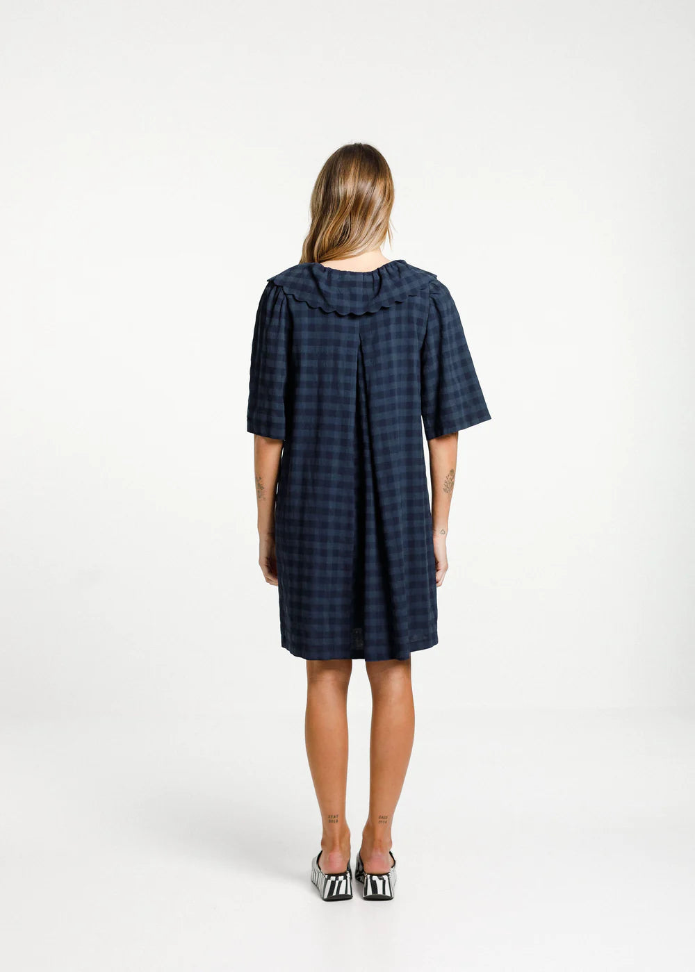 Thing Thing Coco Dress - Navy