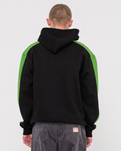 Rusty 2K Sing Hood - Black/Green