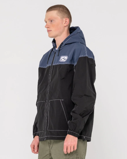 Rusty Core Division Hooded Jacket - Vintage Black/Navy