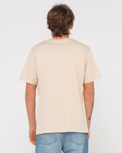 Rusty Ho-Stack Embroidered Tee - Cuban Sand