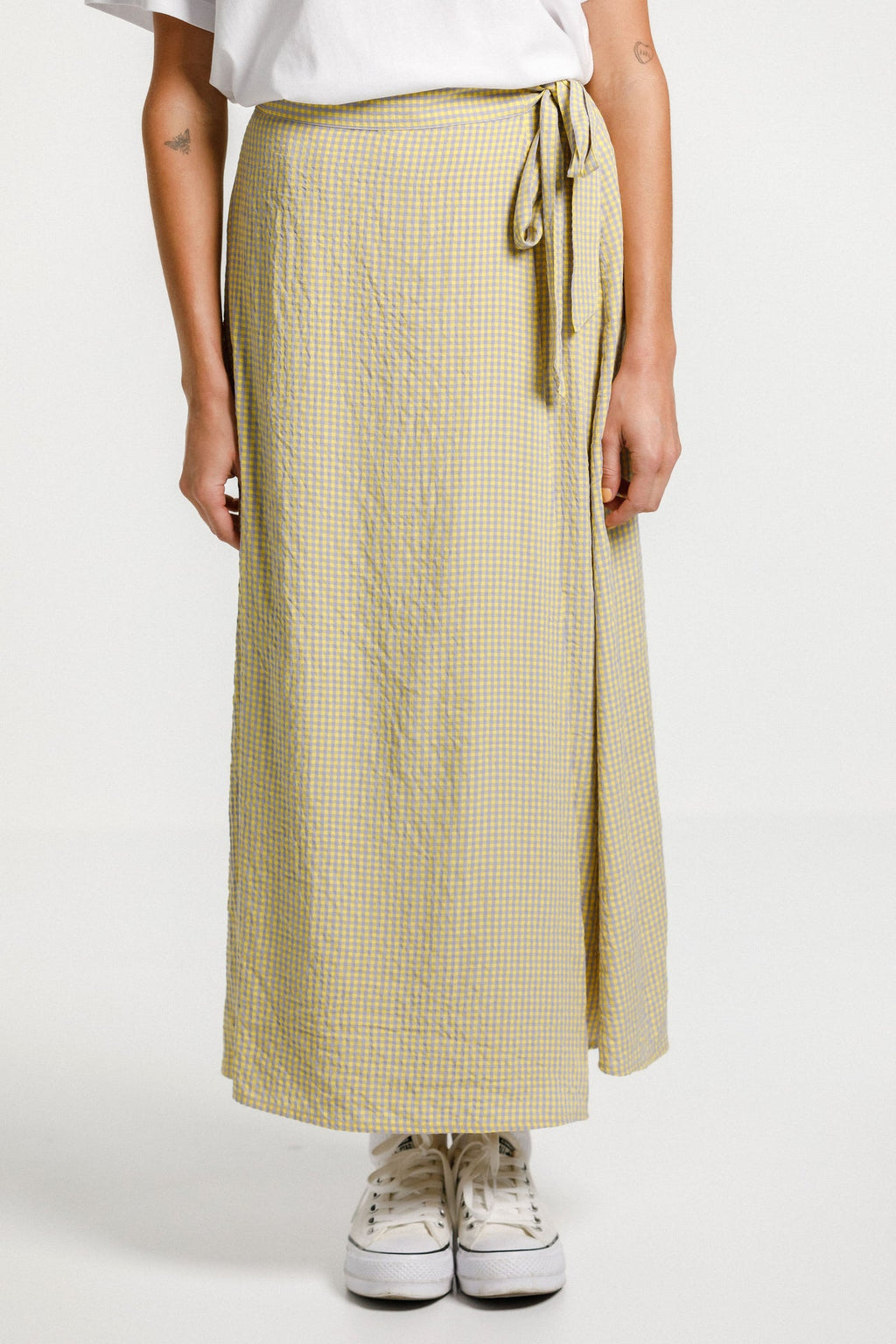 Thing Thing Liberty Skirt - Yellow Ginham