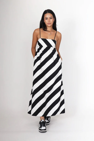Federation Saturday Dress - Stripe