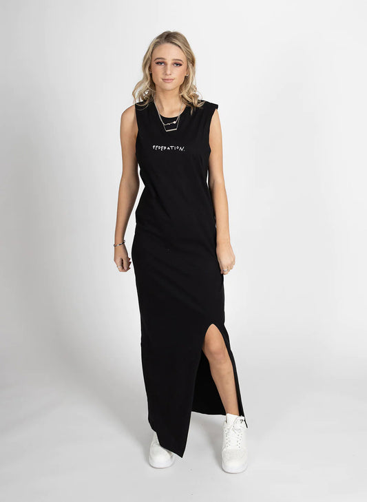 Federation Mimi Maxi Dress - Black
