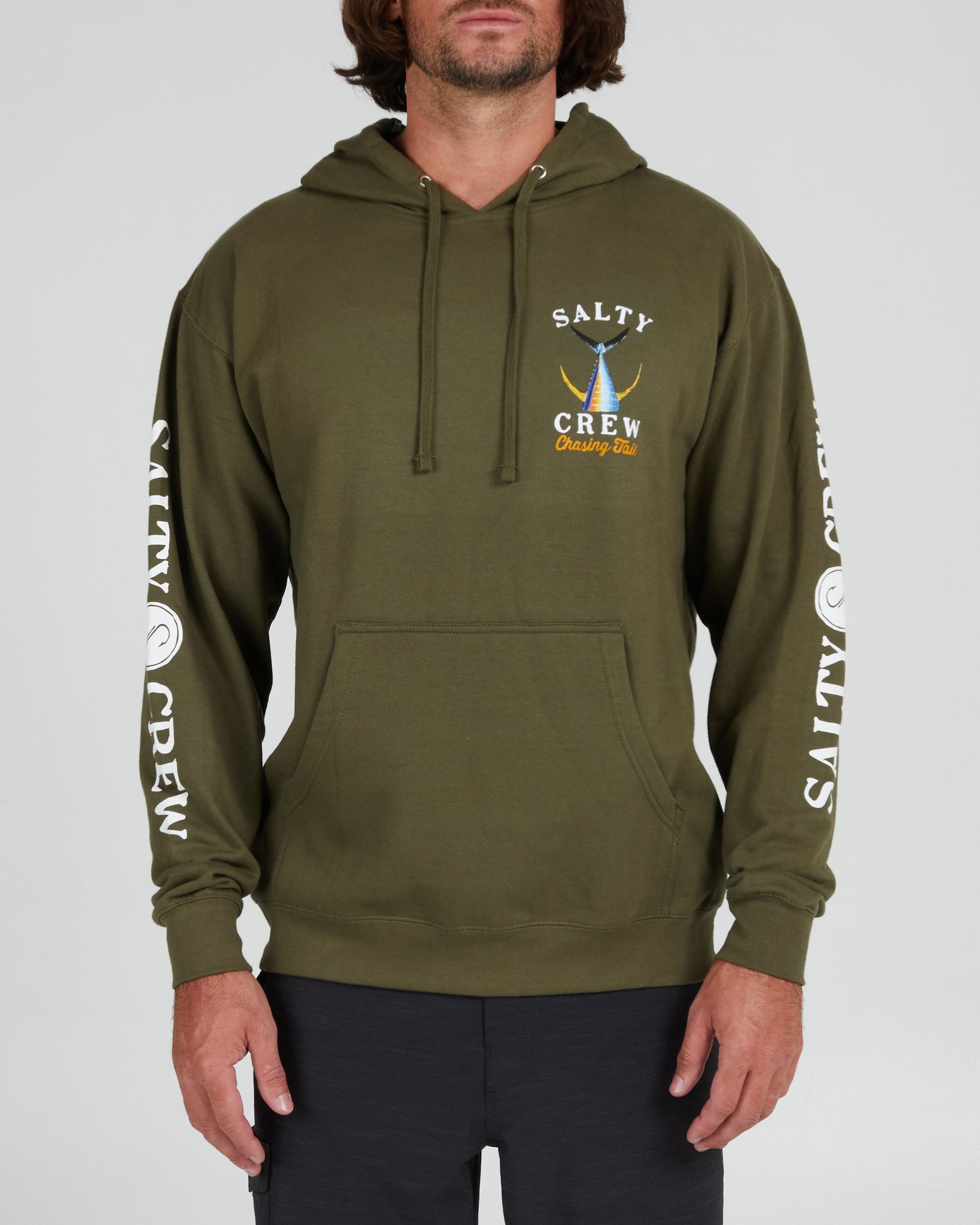Salty Crew Tailed Hood Fleece - Army