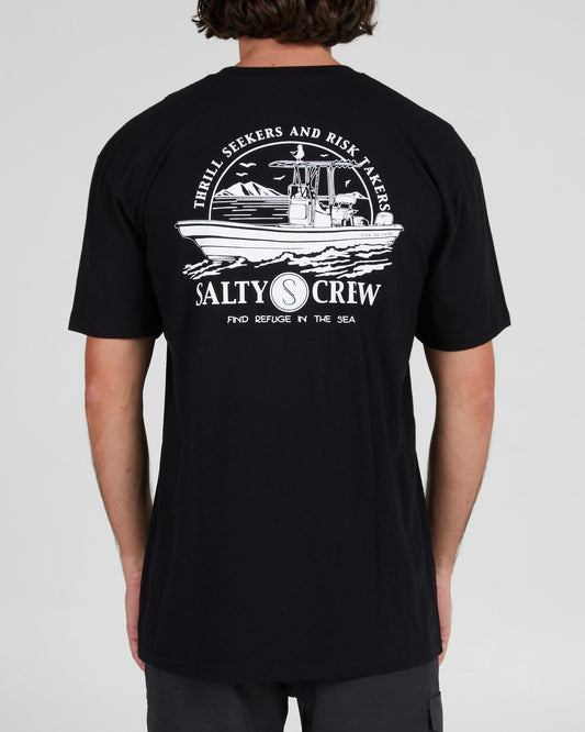 Salty Crew Super Panga Standard Tee - Black