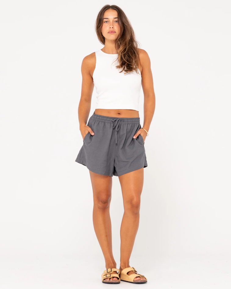 Rusty Alannah Lounge Short - Coal