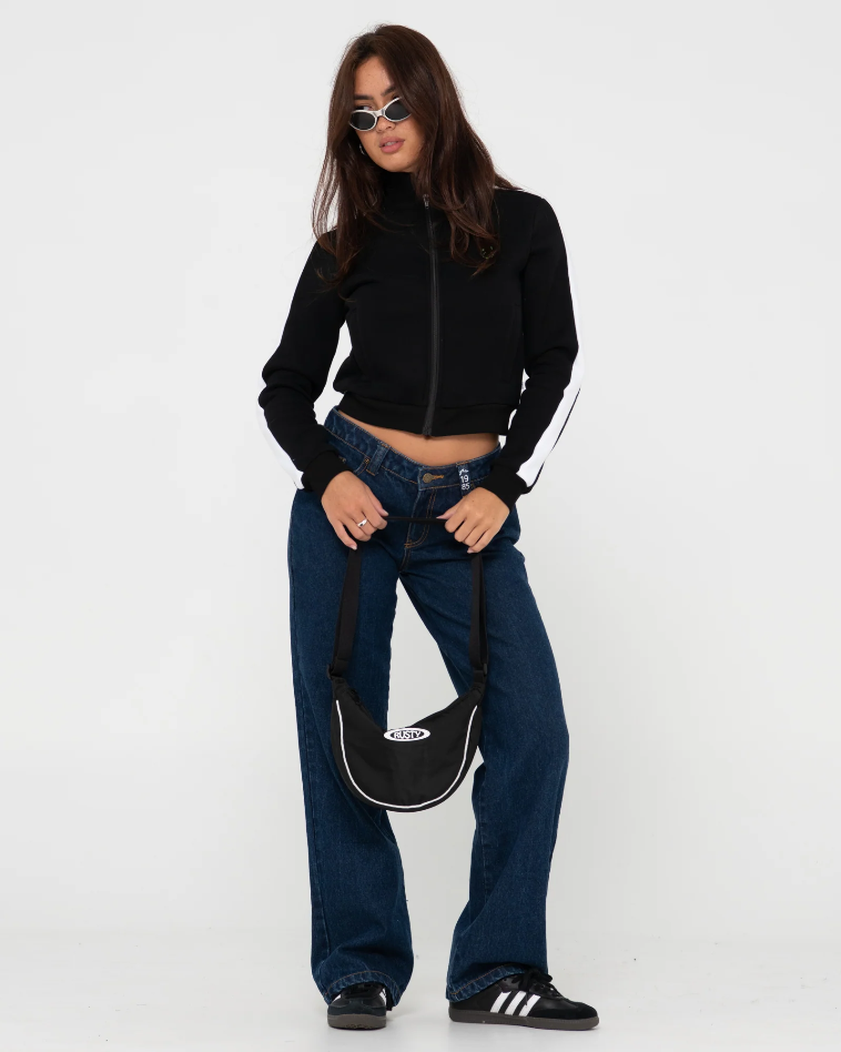 Rusty Luna Crossbody Bag - Black