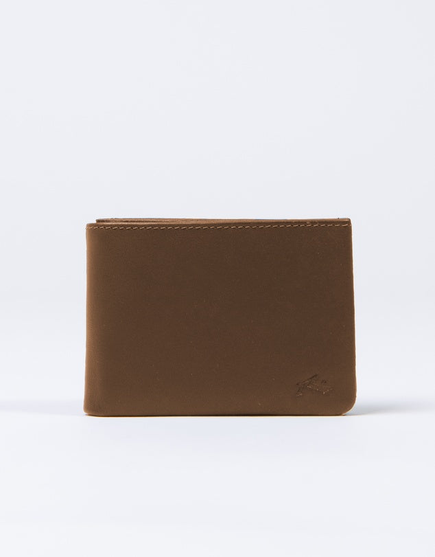 Rusty Now Or Never Leather Wallet