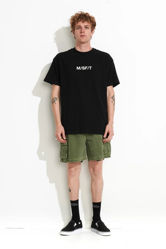 Misfit Super Corporate 50/50 Tee - Black