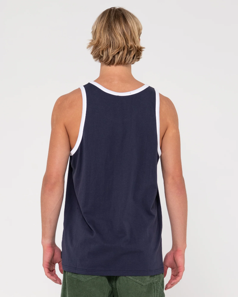 Rusty Dead Ringer Tank - Navy Blue