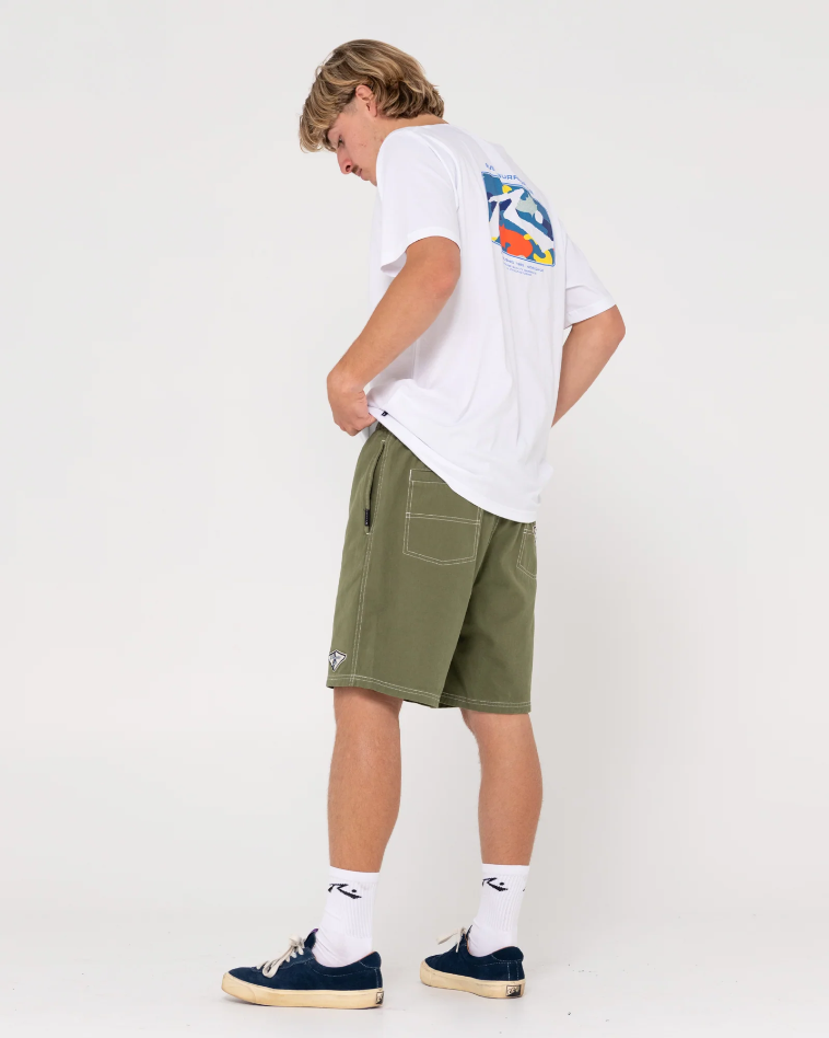 Rusty Manila Folder Heritage Shorts - Savana