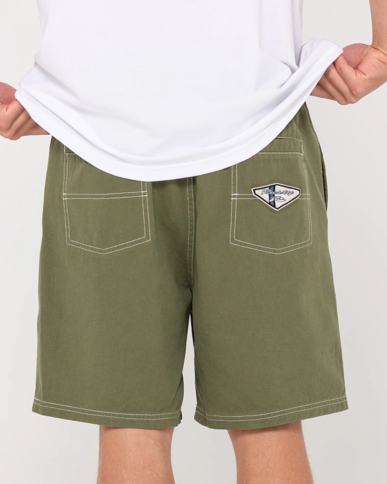 Rusty Manila Folder Heritage Shorts - Savana