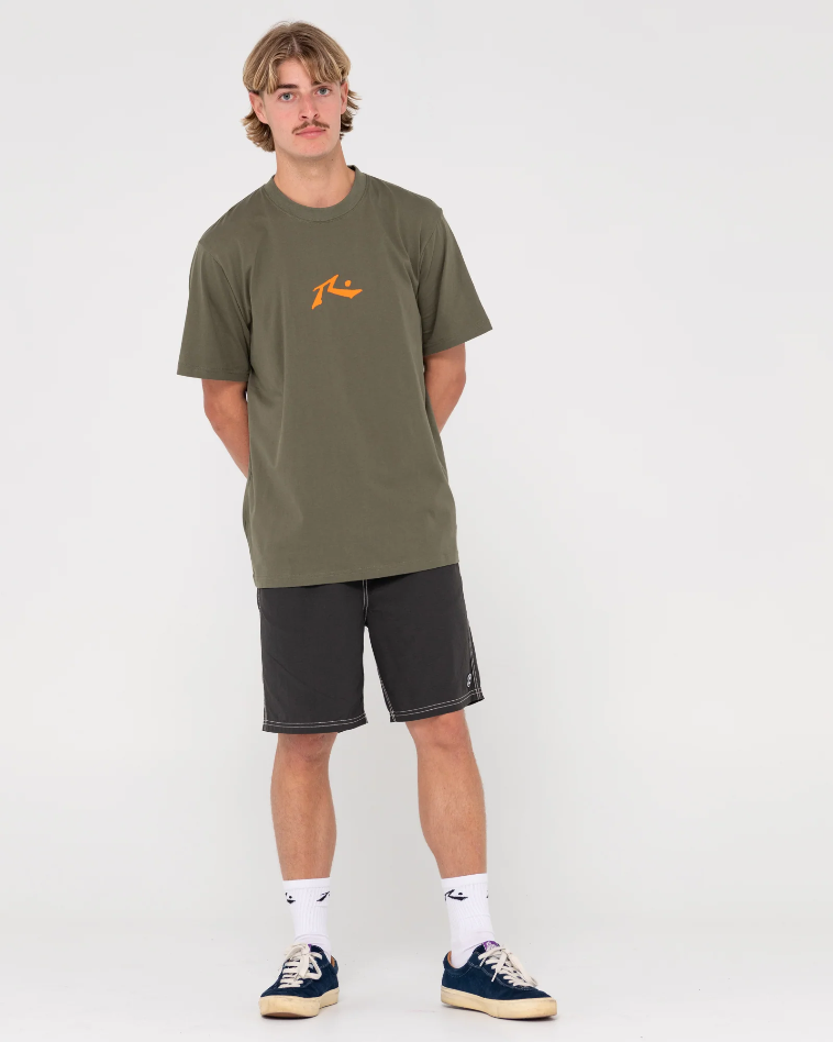 Rusty One Hit CF Comp Tee - Savanna