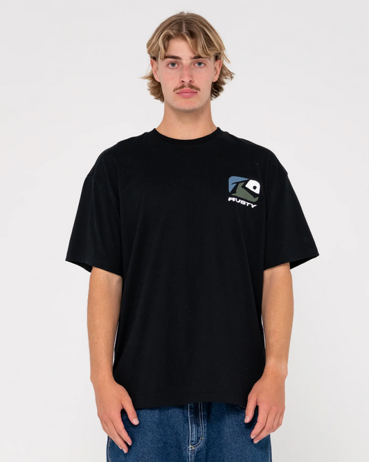 Rusty Phenom Short Sleeve Tee - Black