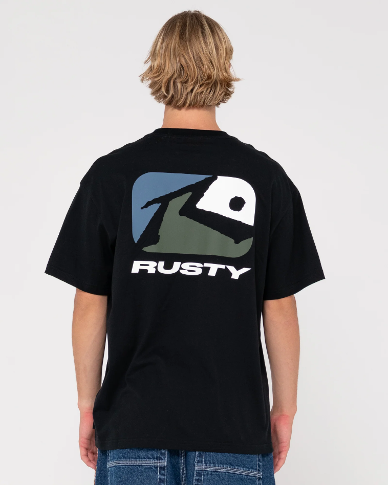 Rusty Phenom Short Sleeve Tee - Black