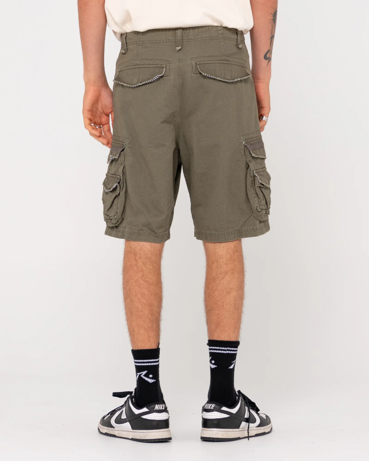 Rusty Sheetya Cargo Short - Army