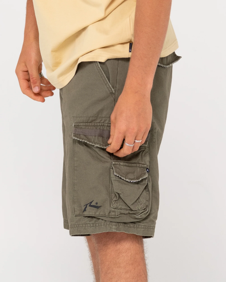 Rusty Sheetya Cargo Short - Army