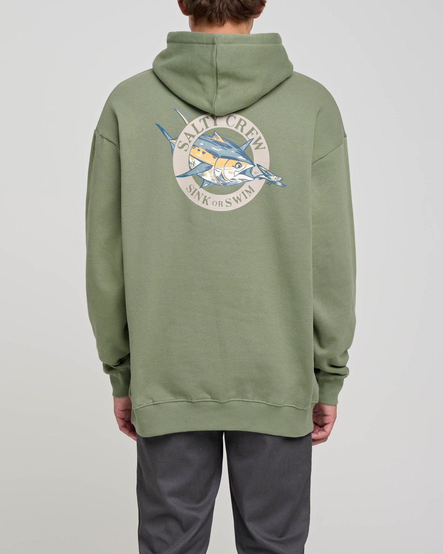 Salty Crew Chaser MW Fleece Hoodie - Olive