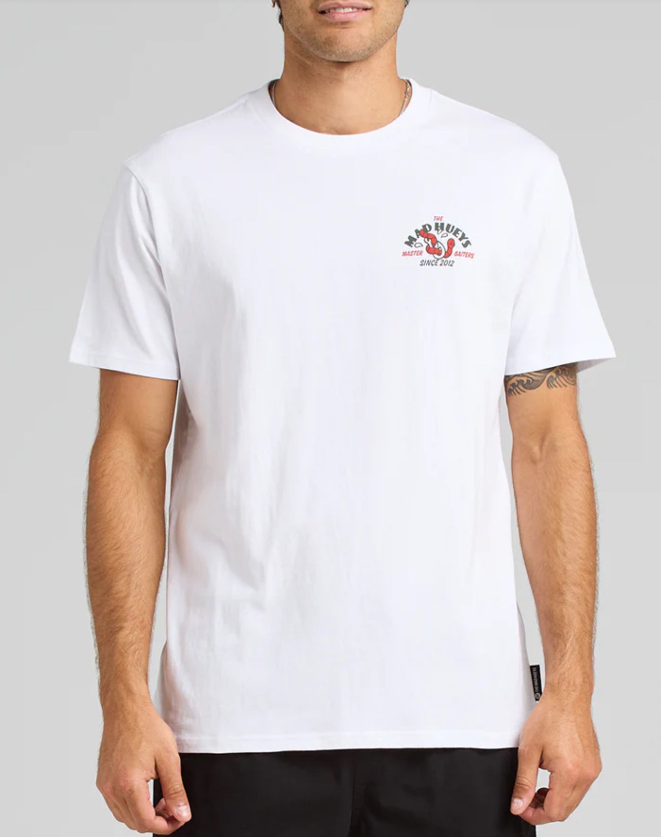 Mad Huey’s Master Baiters Tee - White