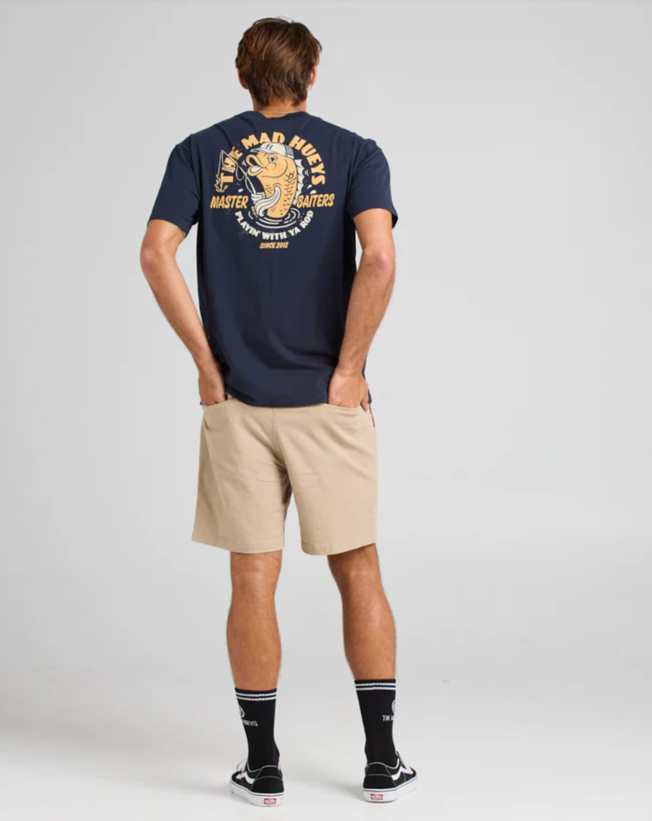 Mad Huey’s Master Baiters Tee - Navy