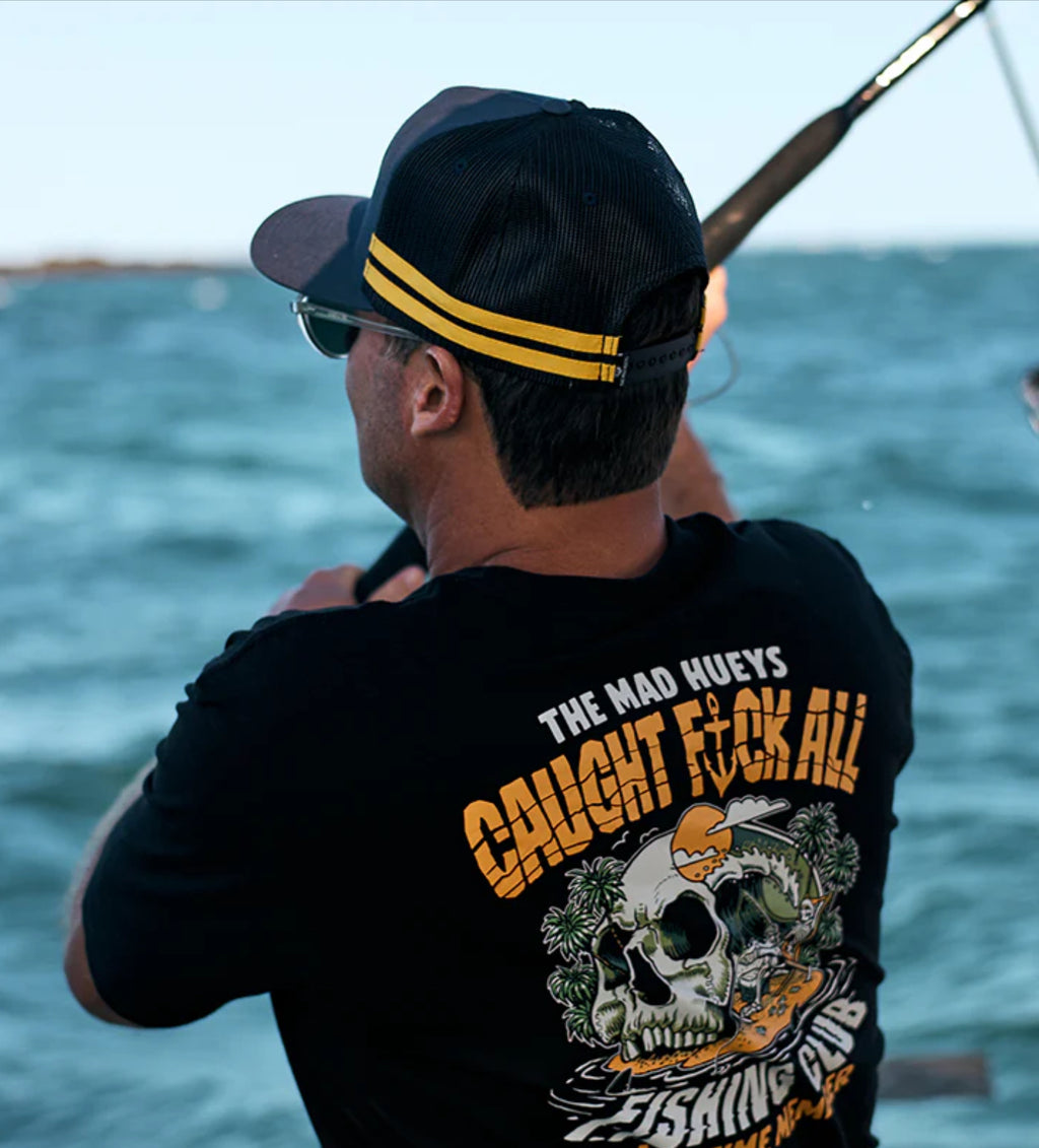 Mad Huey’s Caught Fk All Tee - Black