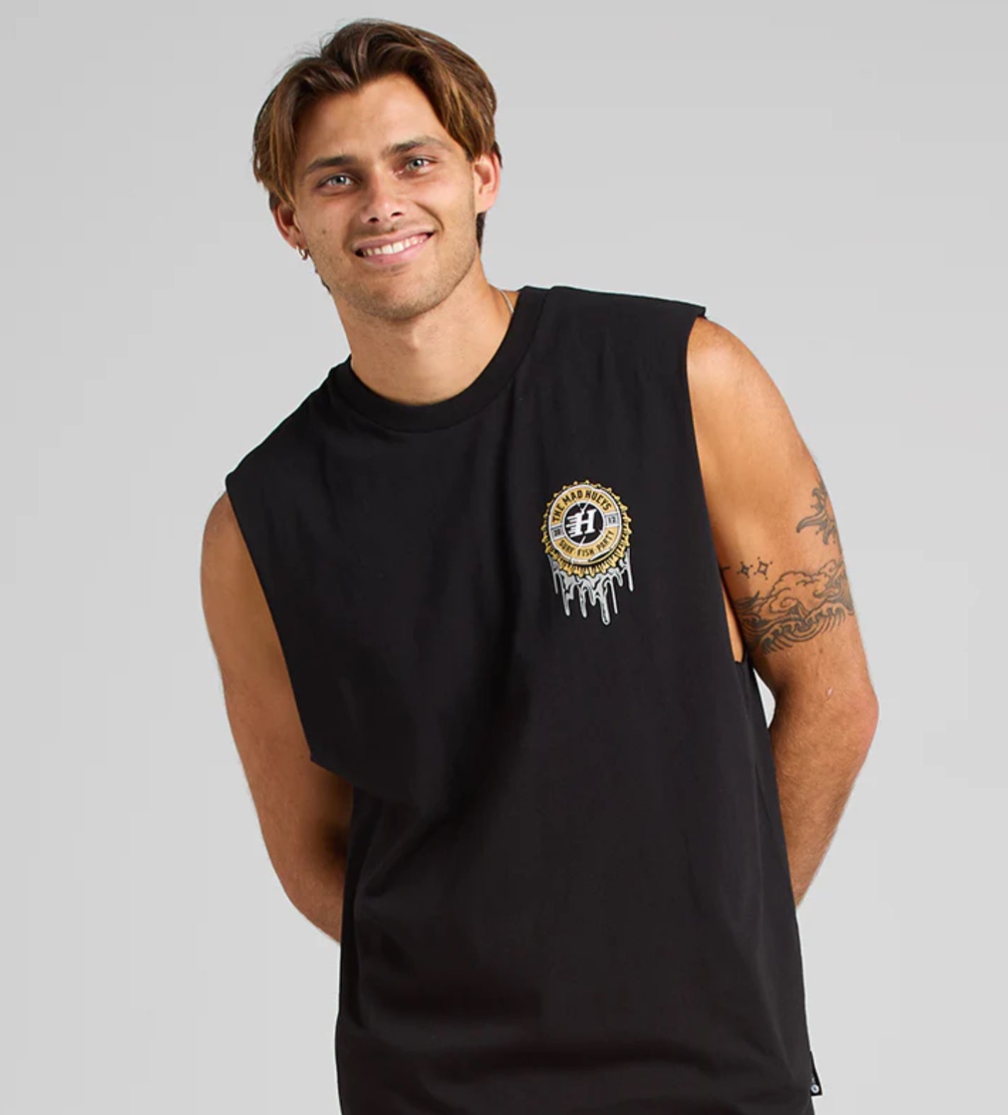 Mad Huey’s Cold One Muscle Tank - Black