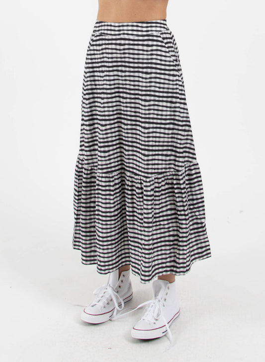 Federation Level Skirt - Black & White