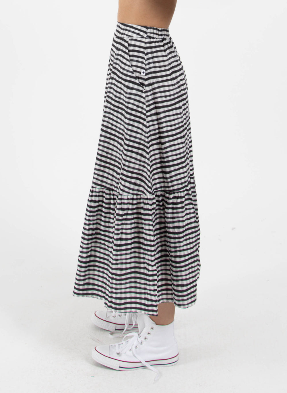 Federation Level Skirt - Black & White