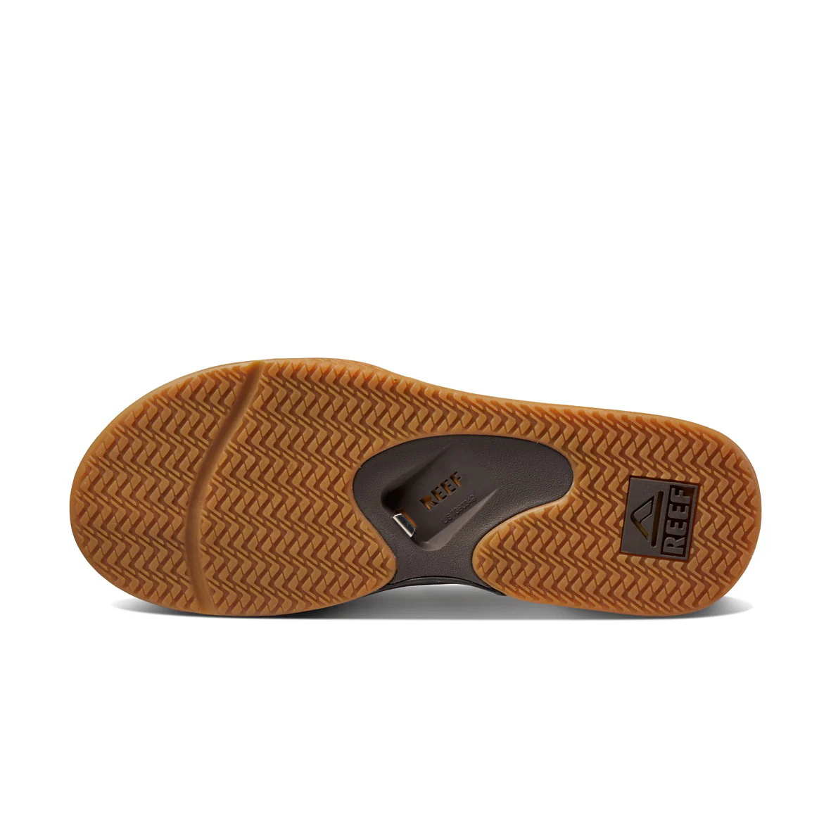 Reef Fanning Flip Flops - Brown/Gum