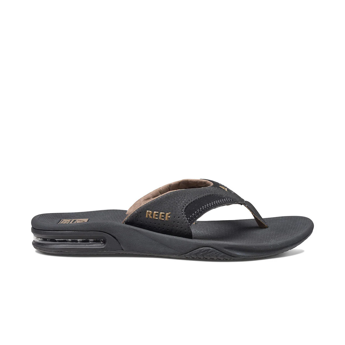 Reef Fanning Flip Flops - Black/Brown