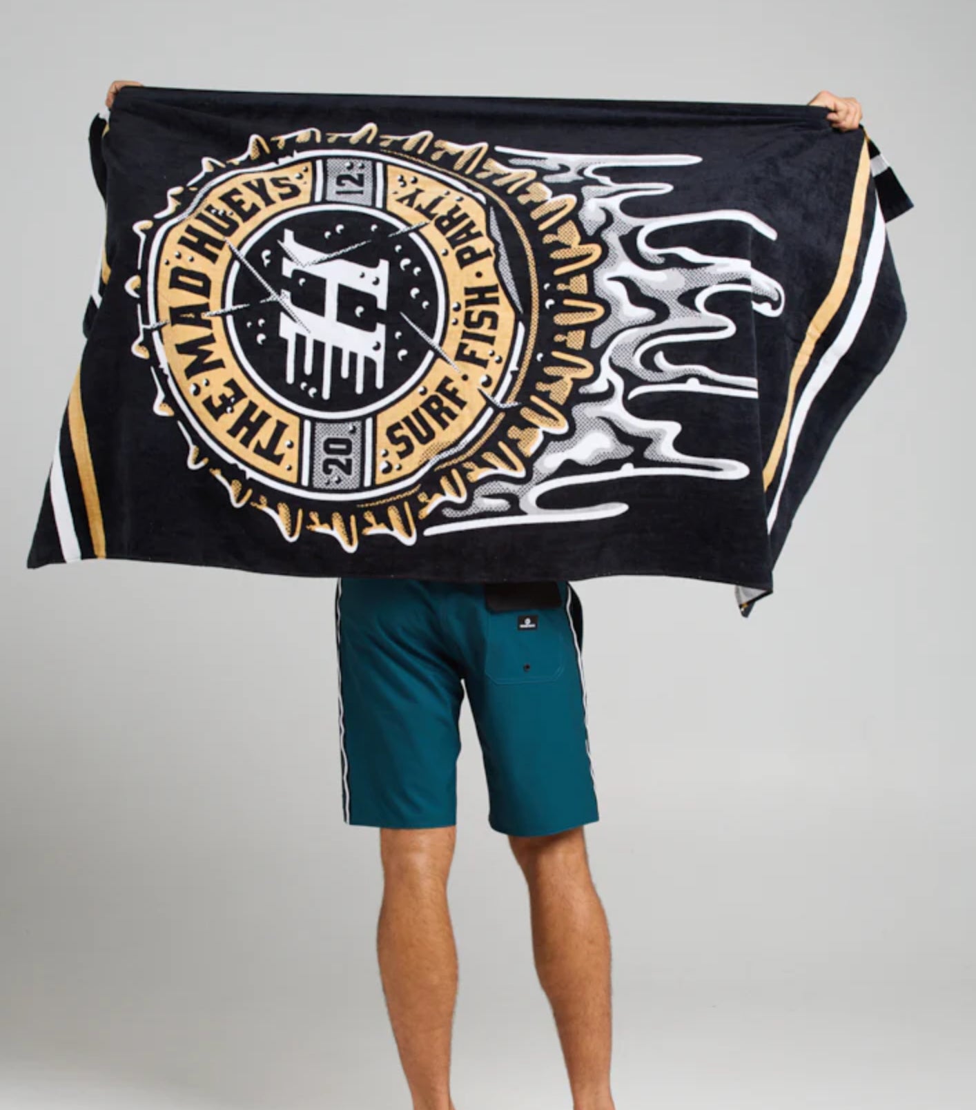 Mad Huey’s Cold One Beach Towel