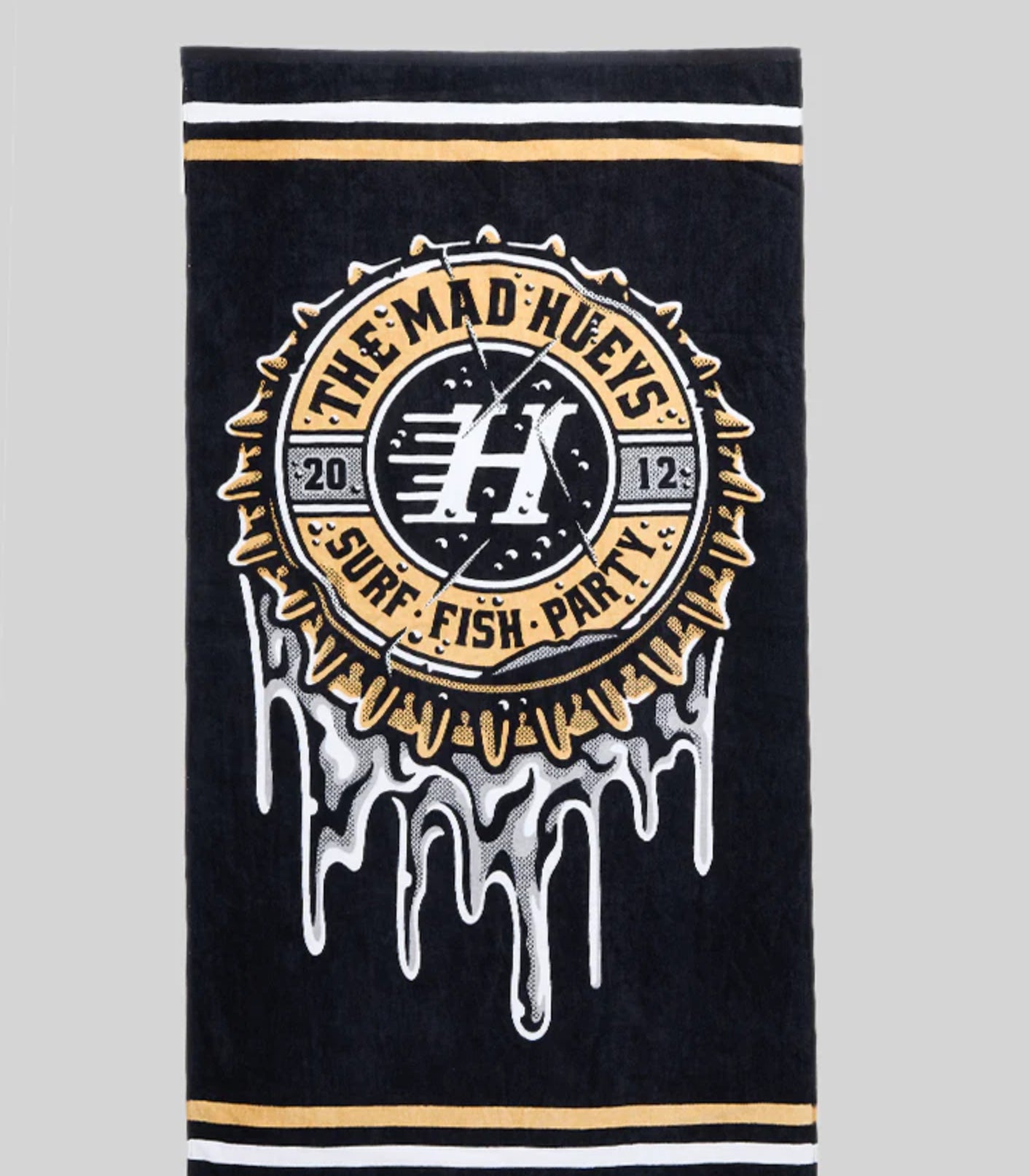 Mad Huey’s Cold One Beach Towel