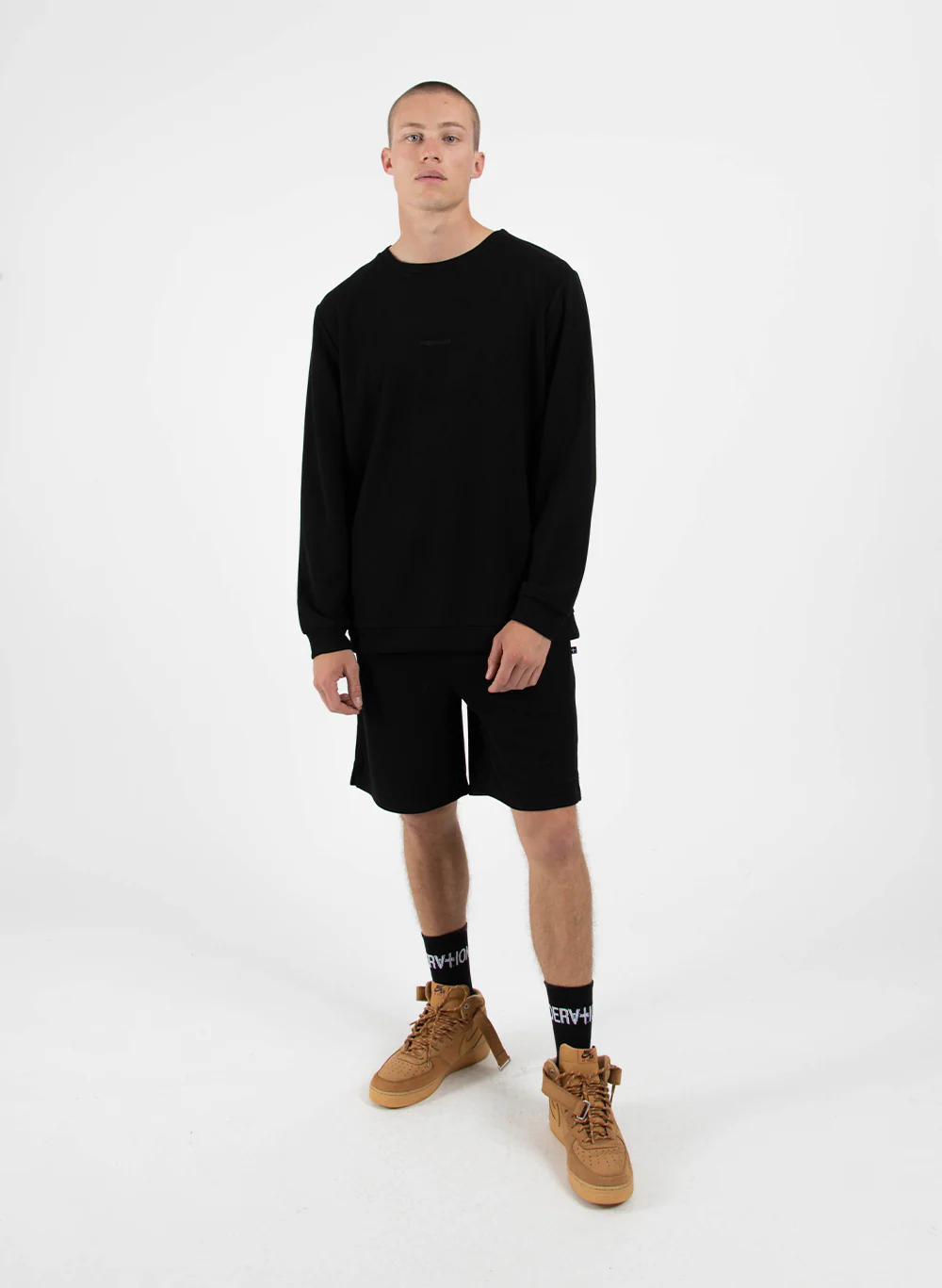 Federation Waffle Goode Tee - Black