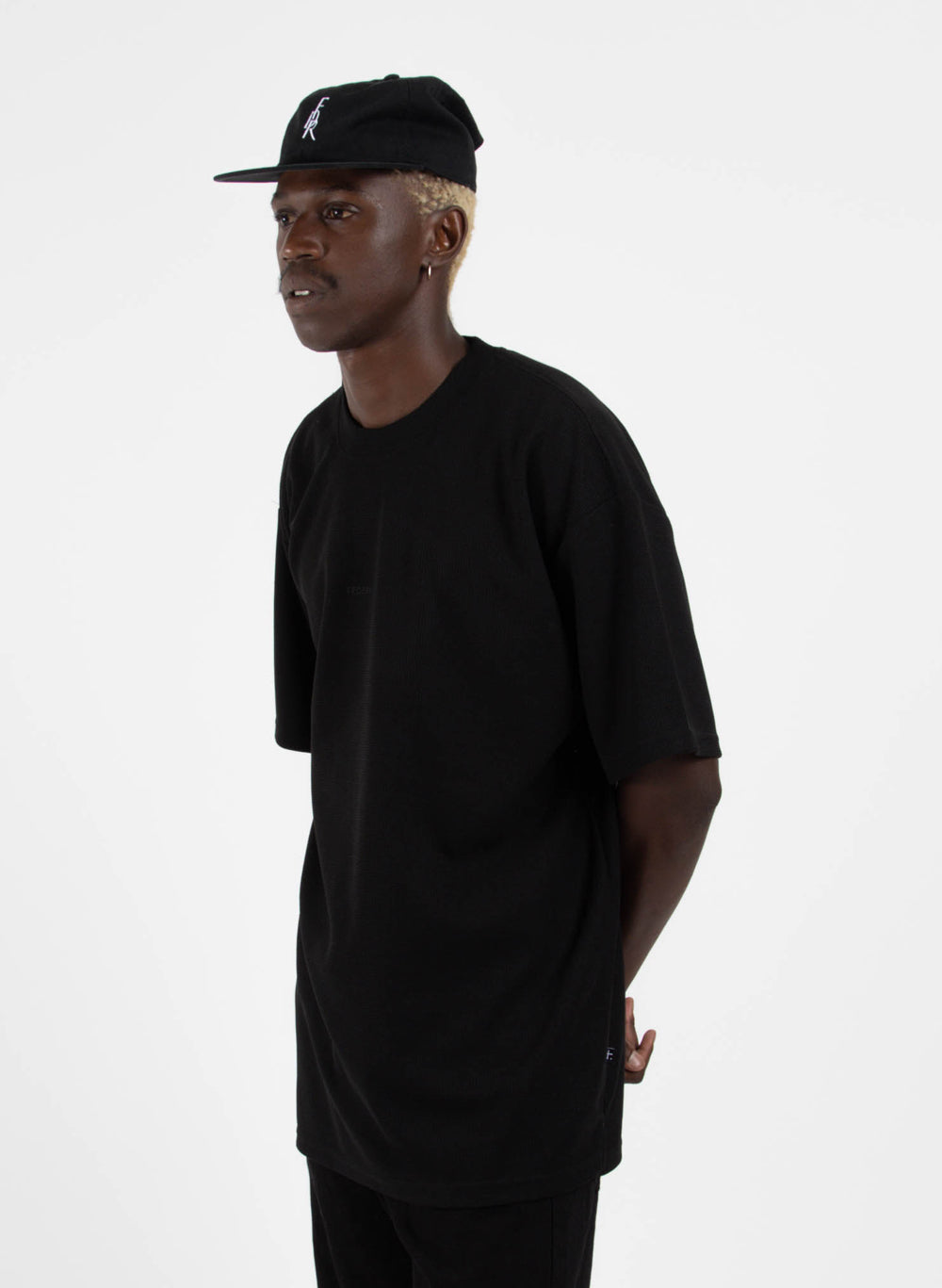 Federation Waffle Goode Tee - Black