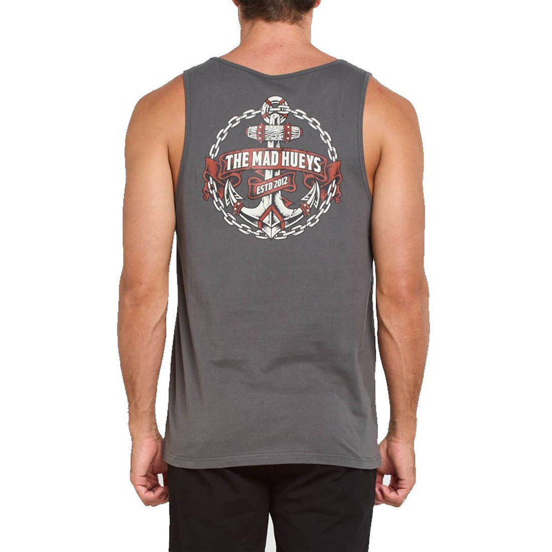 Mad Huey’s Anchor Bones Tank - Charcoal