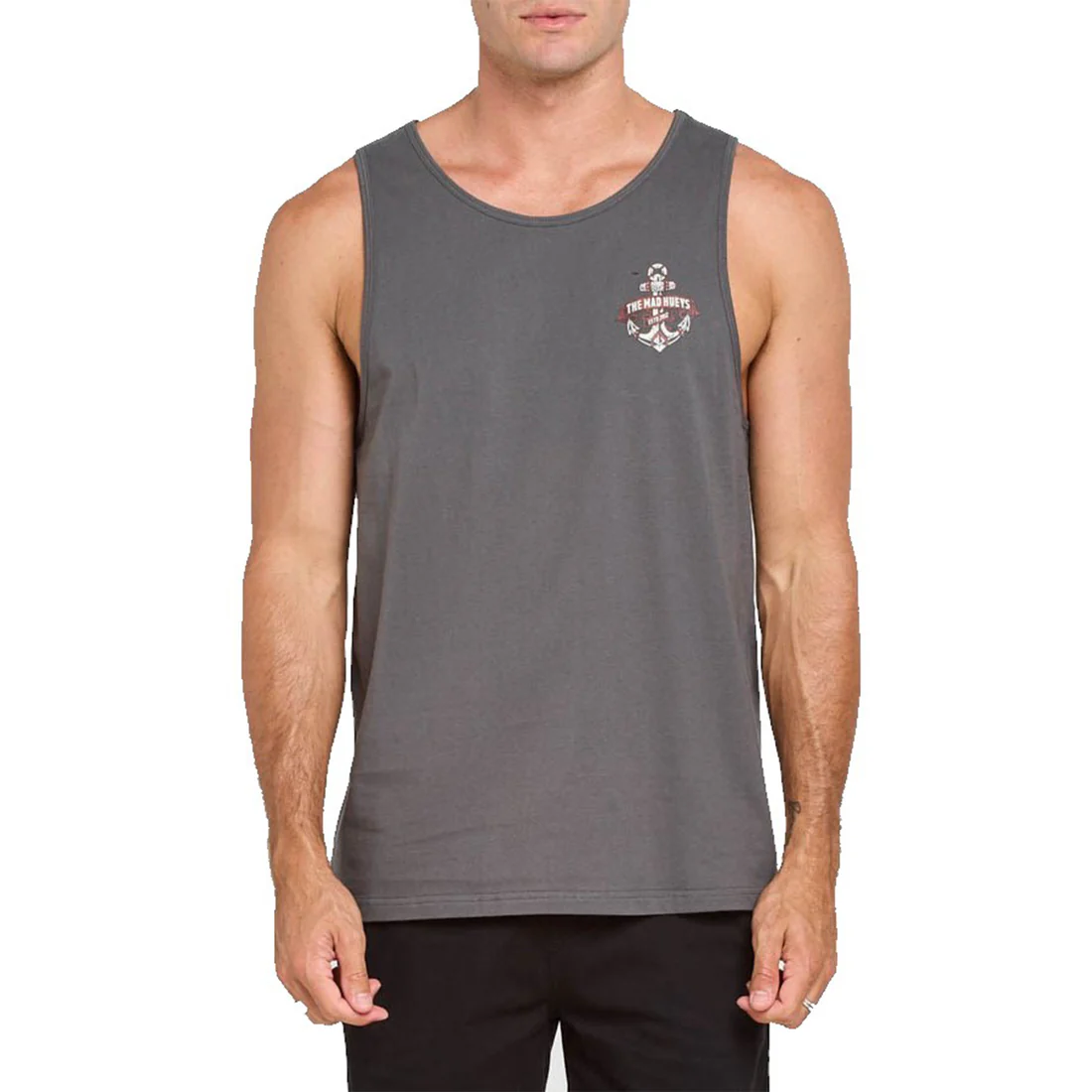 Mad Huey’s Anchor Bones Tank - Charcoal